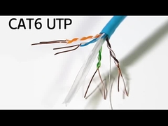 کابل شبکه CAT5E CAT6 99.99% مس بدون اکسیژن 24AWG 23AWG